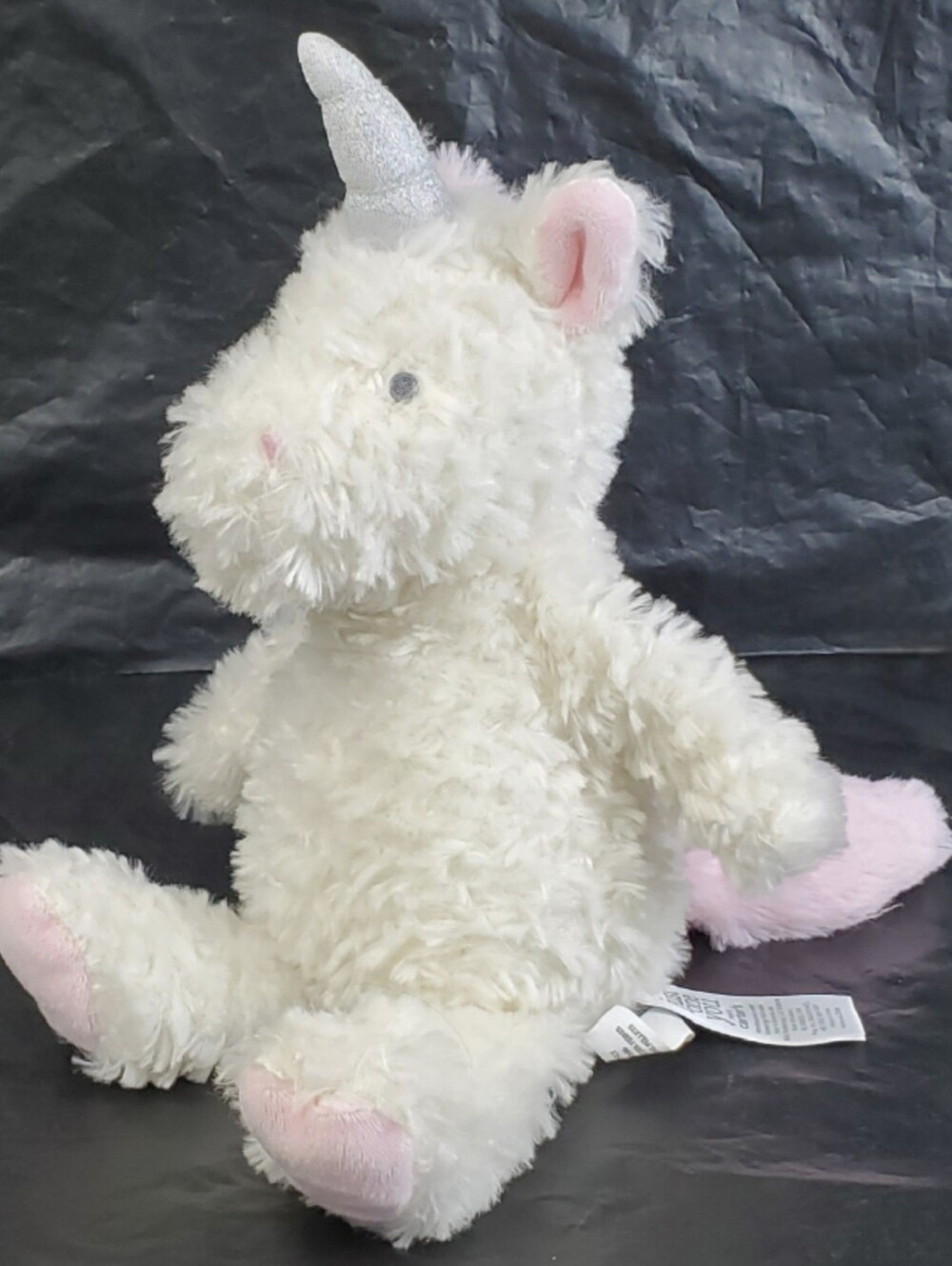 Just One You Carters Unicorn Shaggy Stuffed Animal Plush Baby Toy - GUC